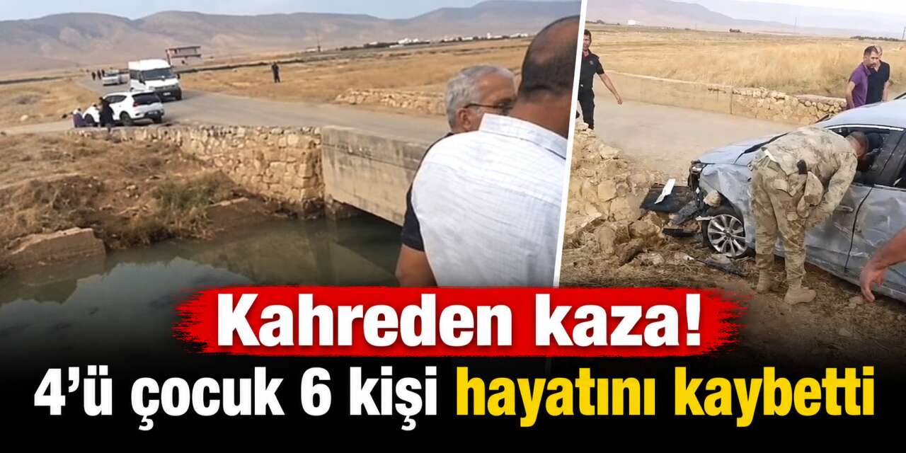 Otomobil su kanalına uçtu! Aynı aileden 4’ü çocuk 6 kişi hayatını kaybetti