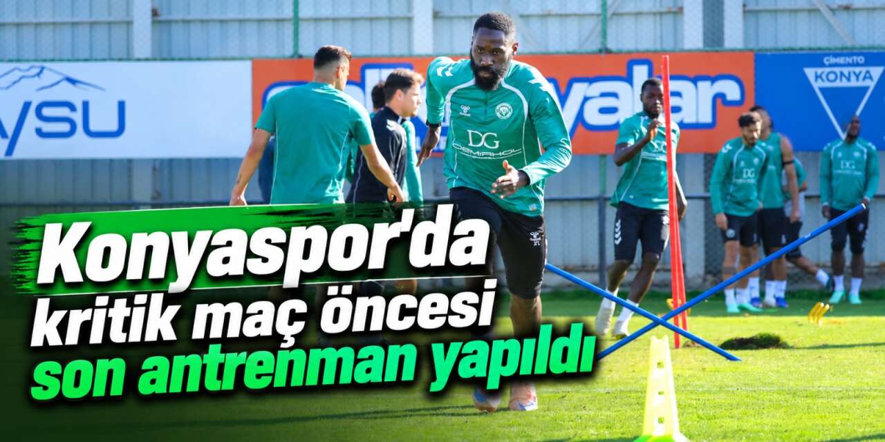 Konyaspor'da Gençlerbirliği hazırlıkları tamam! İlhan Palut son taktiği verdi