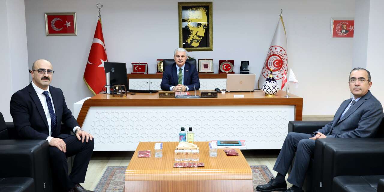 Konya’da dikkat çeken ziyaret! Vali Akın, Ticaret İl Müdürü Burak Nerse ile görüştü