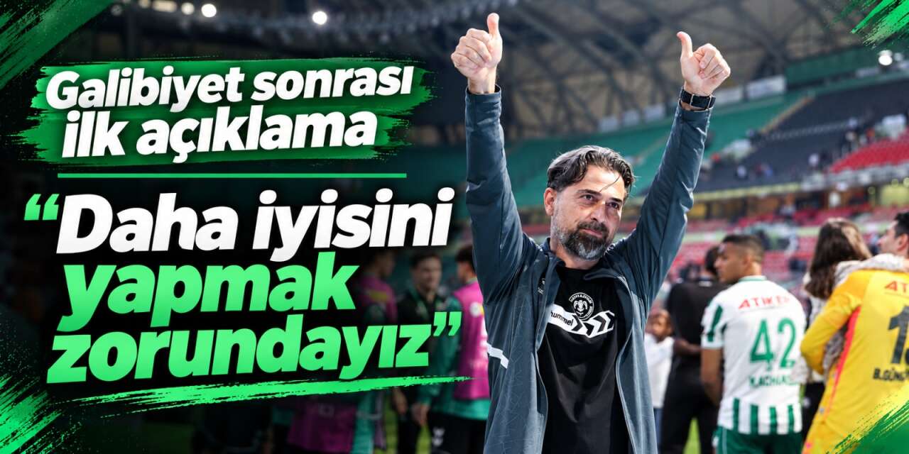 Konyaspor'da sessizlik sonunda bozuldu! Palut'tan galibiyet sonrası flaş sözler