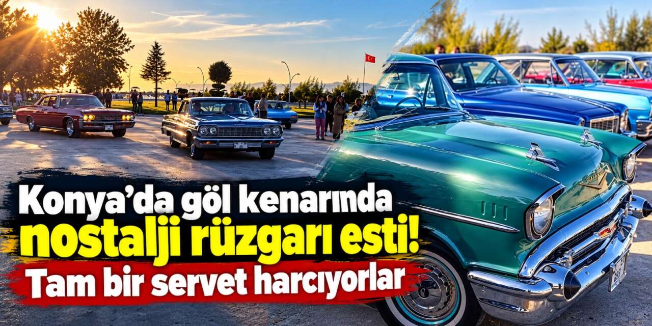 Konya’da geçmişin efsaneleri göl kenarına çıktı