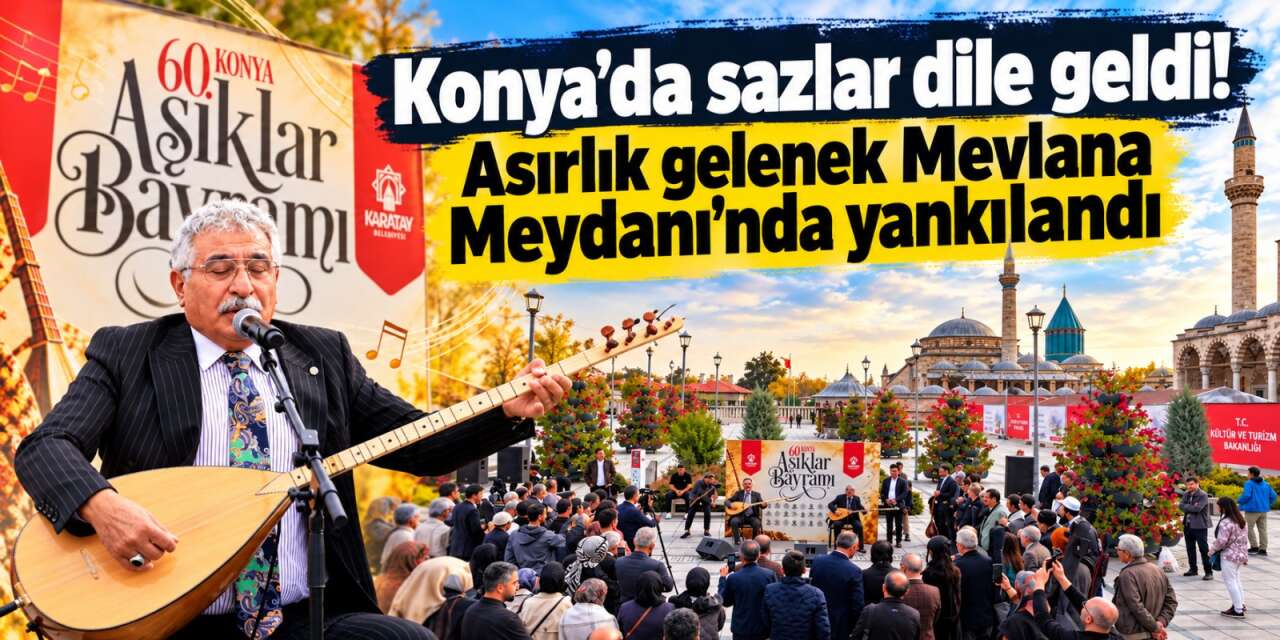 Şeker fabrikasından Mevlana Meydanı’na uzanan 60 yıllık gelenek! Konya Âşıklar Bayramı başladı