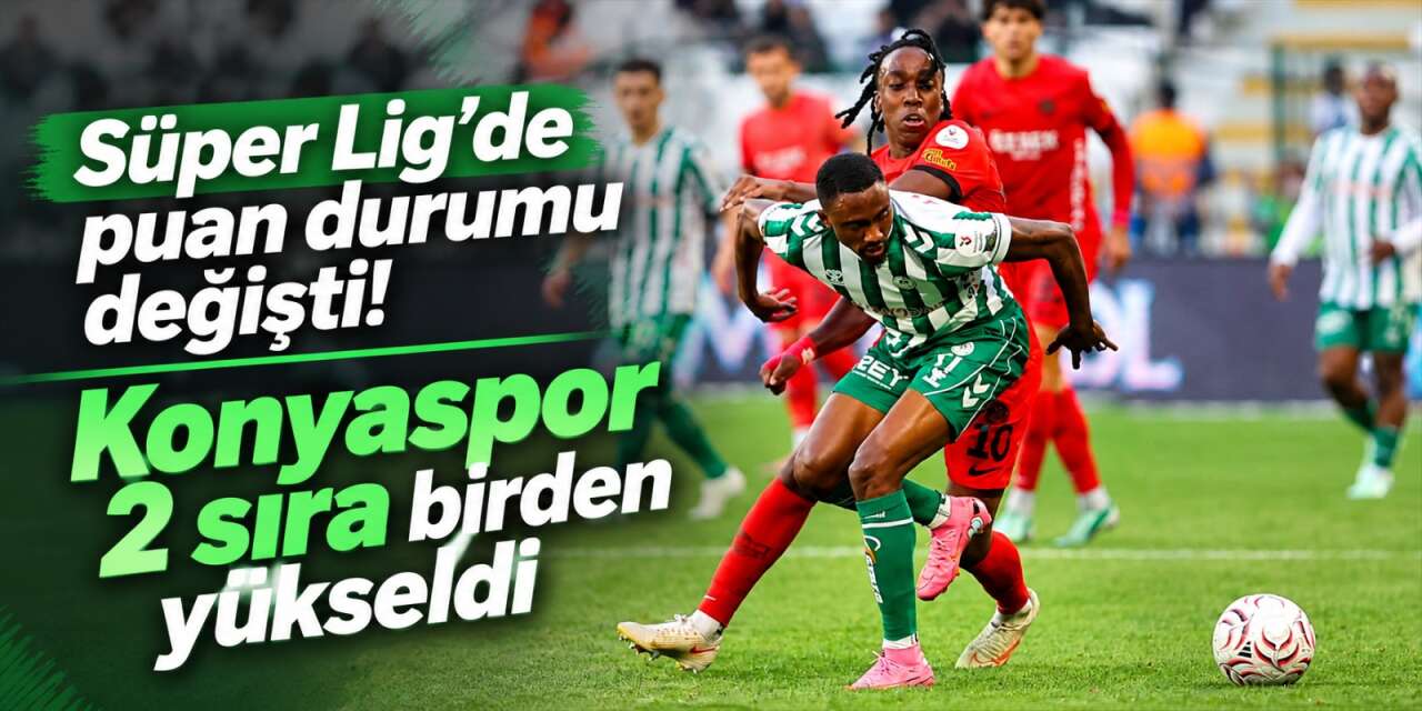 Süper Lig’de 9. hafta tamamlandı! Konyaspor nefes aldı, işte güncel puan durumu