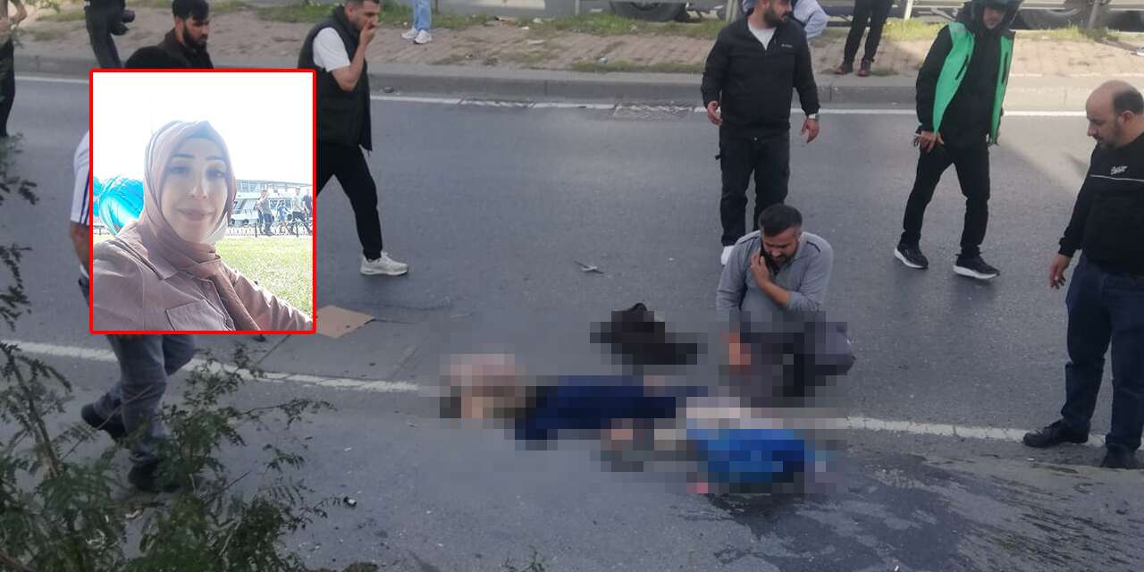 Yürek yakan kaza! 2 çocuğu için kendini feda eden anne öldü