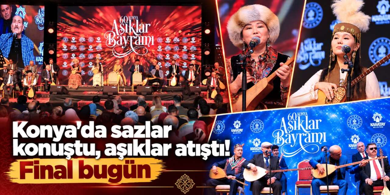 Konya’nın 60 yıllık geleneği! 5 ülkenin aşıkları atışıyor