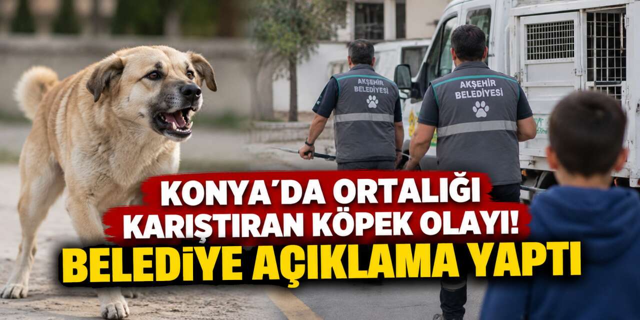 Konya’da köpek saldıran çocukları kurtarmaya giden ekiplere saldırı iddiası