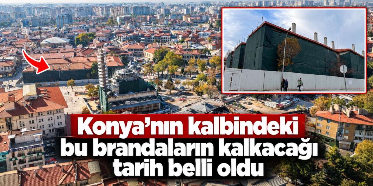 Konya'nın simge binası yeniden hayat buluyor! Açılış tarihi netleşti