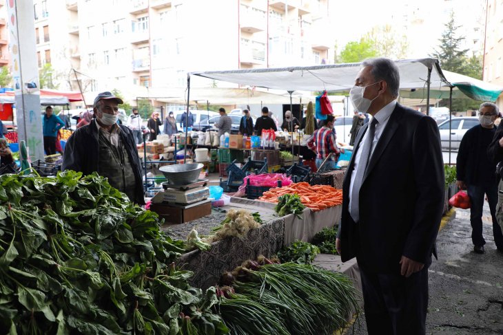 Konya Valisi Toprak fırın ve pazarları denetime çıktı