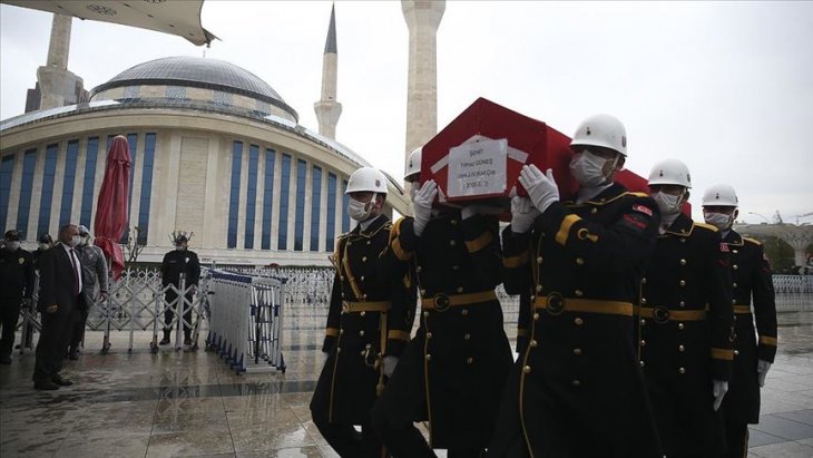 Şehit Jandarma Uzman Çavuş Yılmaz Güneş'e veda