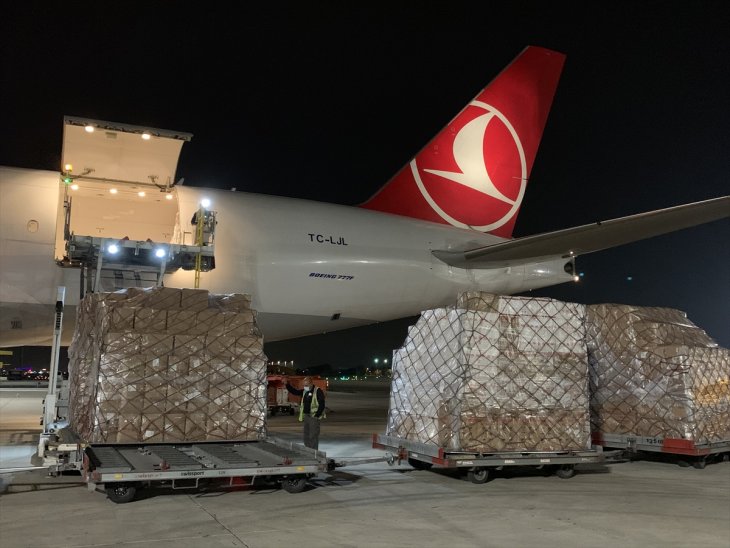 Türkiye'nin Filistin’e gönderdiği tıbbi malzeme Tel Aviv’e ulaştı