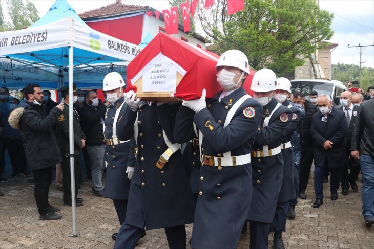 Şehit Jandarma Uzman Çavuş Hasan Kuzu son yolculuğuna uğurlandı