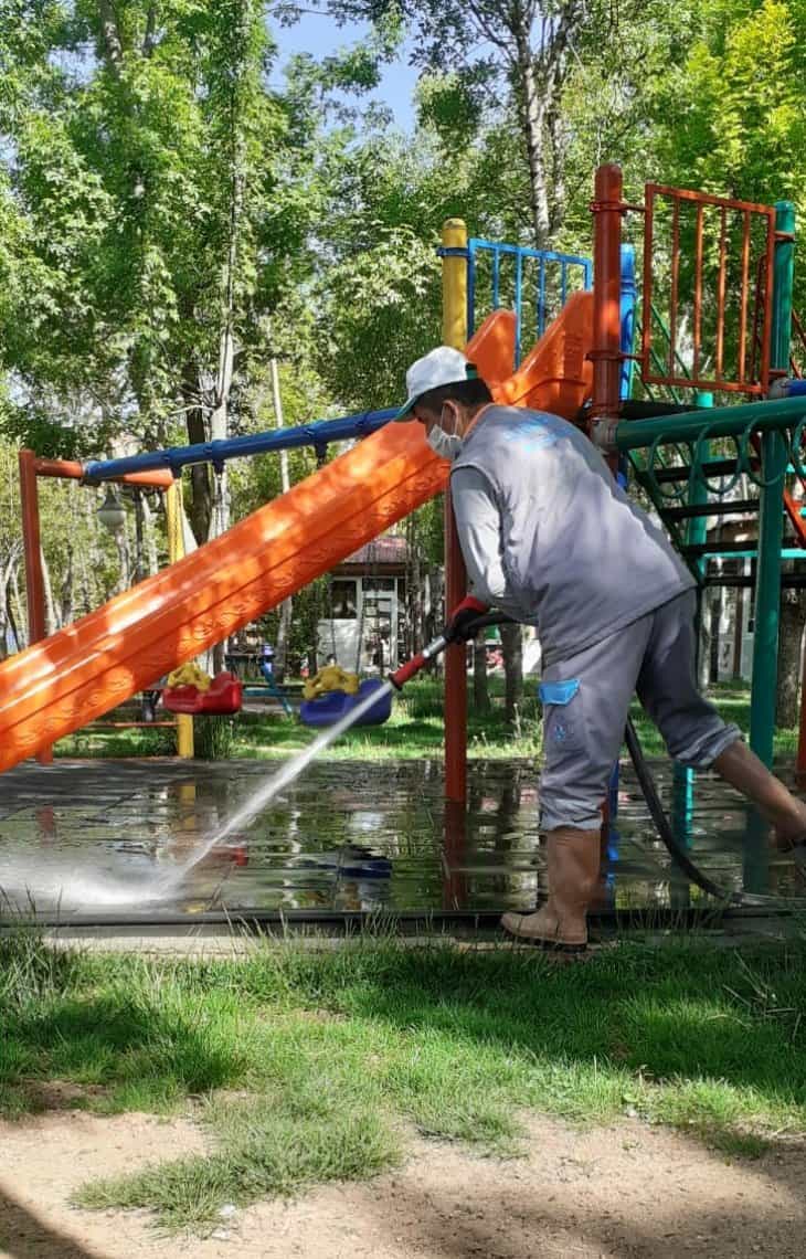 Çumra’nın parkları çocuklar için hazırlandı