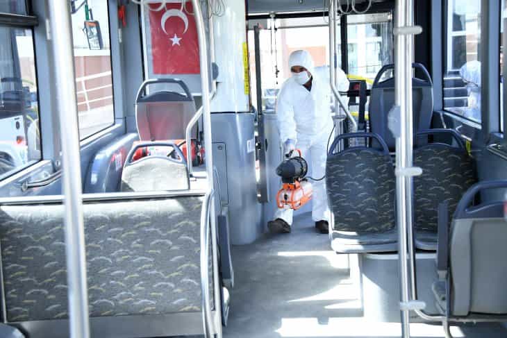 Konya'da toplu ulaşım için yeni 'koronavirüs' kararı