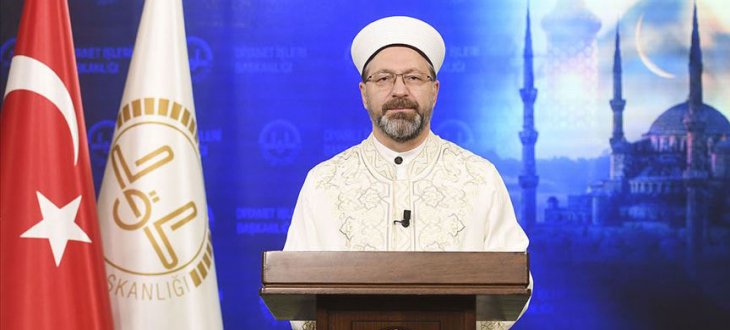 Diyanet İşleri Başkanı Erbaş'tan camilerin açılışına ilişkin açıklama