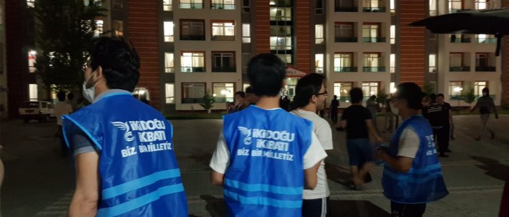 Konya'da yurtlarda kalan uluslararası öğrencilere 'Kadir Gecesi' sürprizi