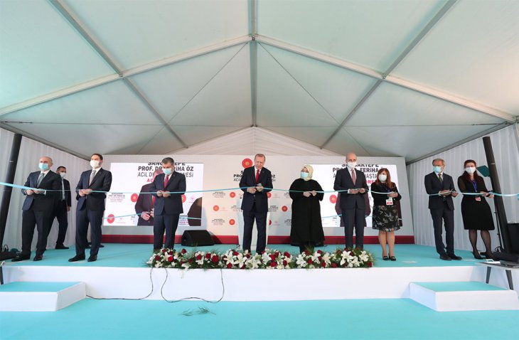 Cumhurbaşkanı Erdoğan'dan Prof. Dr. Feriha Öz Acil Durum Hastanesi paylaşımı