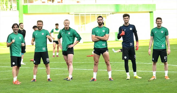 Konyaspor Gençlerbirliği maçı hazırlıklarını sürdürüyor