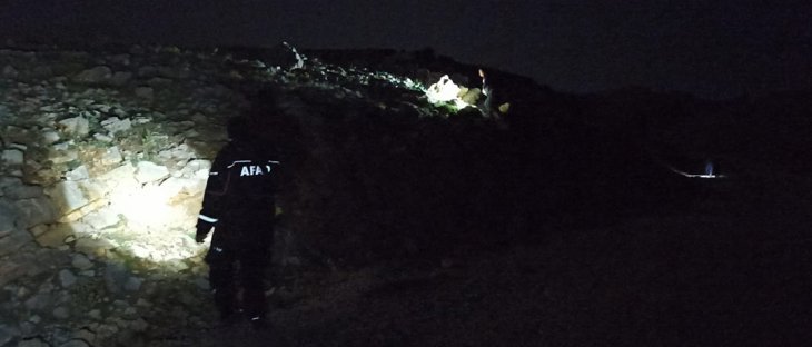 Konya'da dağlık alanda kaybolan kadını AFAD ekipleri buldu
