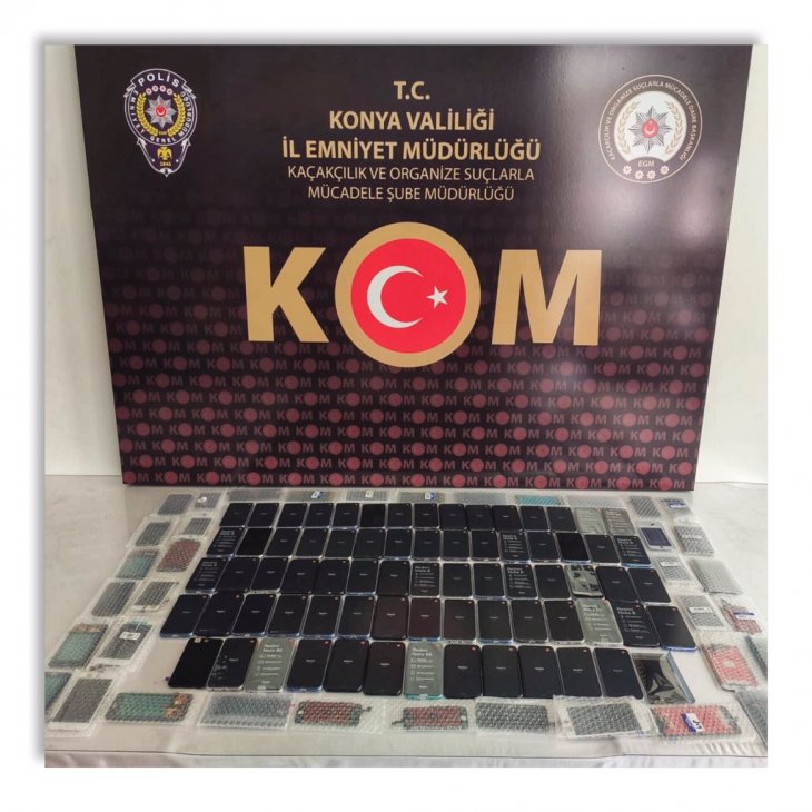 Sosyal medyada gümrük kaçağı telefonları satışa çıkardı, Konya polisine yakalandı