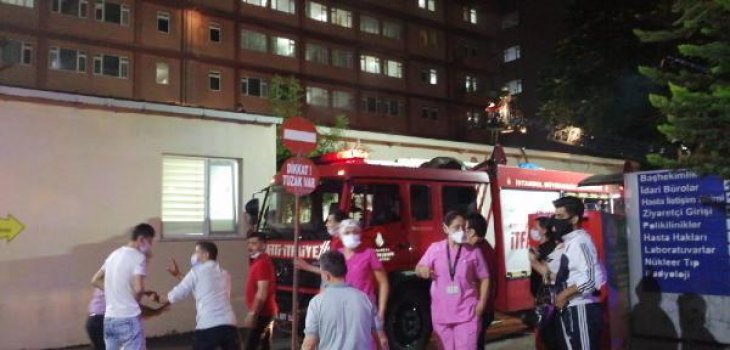 İstanbul Eğitim Araştırma Hastanesinde yangın çıktı! Mahsur kalanlar olduğu belirtiliyor