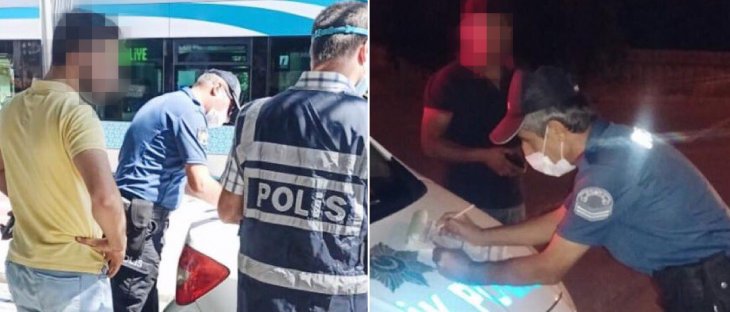 Konya'da maske yasağına uymayanlara ceza yağdı
