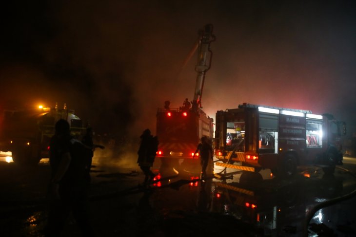 Organize Sanayi Bölgesinde korkutan yangın