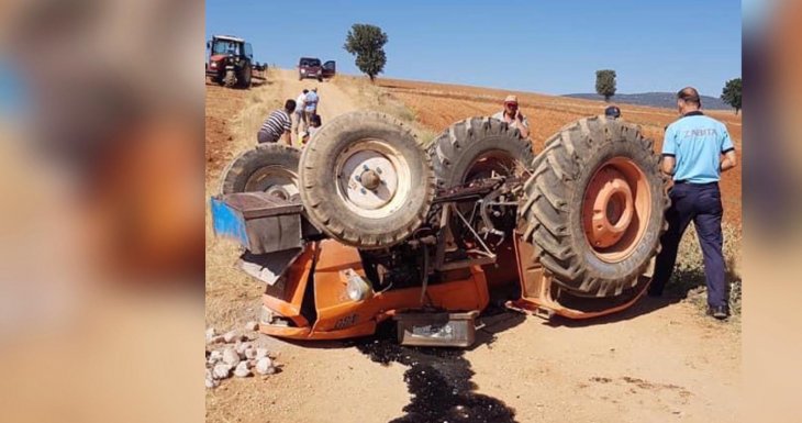 Konya’da genç çiftçi traktör kazası kurbanı oldu
