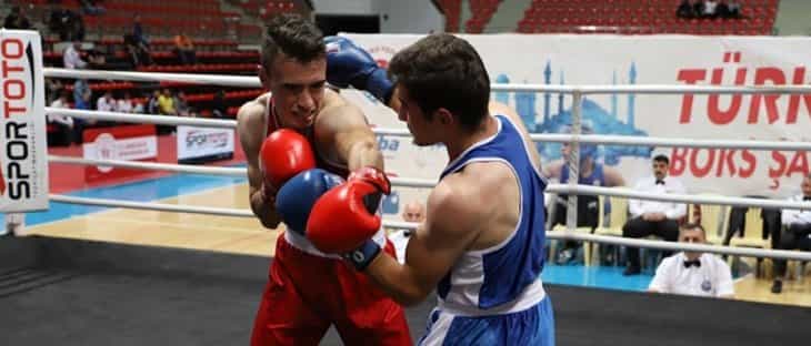 Gruplar Türkiye Boks Şampiyonası Konya'da başladı