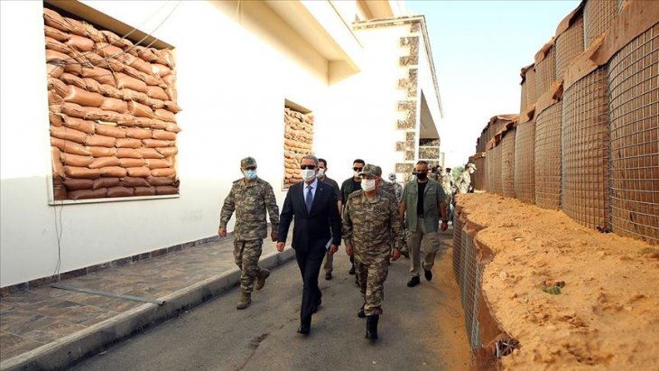 Milli Savunma Bakanı Akar Libya'da ne mesaj: Sonuna kadar buradayız