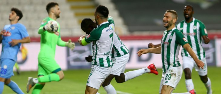 Konyaspor 6 puanlık maçı uzatmalarda gelen golle kazandı