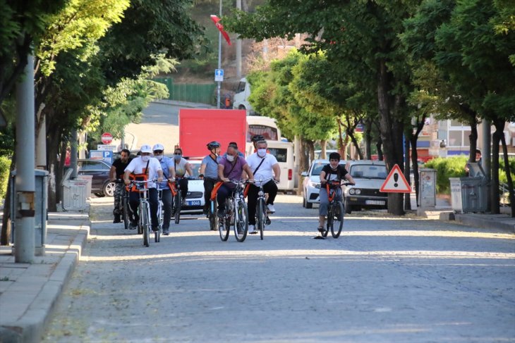 Nasreddin Hoca Şenliğinde bisiklet turu düzenlendi