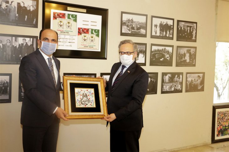 Başkan Altay Pakistan’ın Ankara Büyükelçisini ziyaret etti