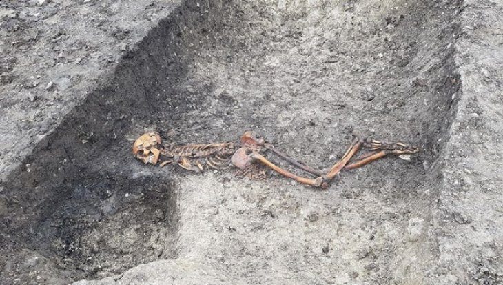 Demiryolu kazıları 2 bin 500 yıllık cinayeti açığa çıkardı