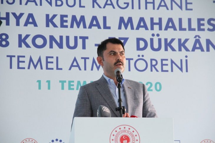 Bakan Kurum: ''Türkiye'de 1,5 milyon acil dönüştürülmesi gereken konutlarımız var.''