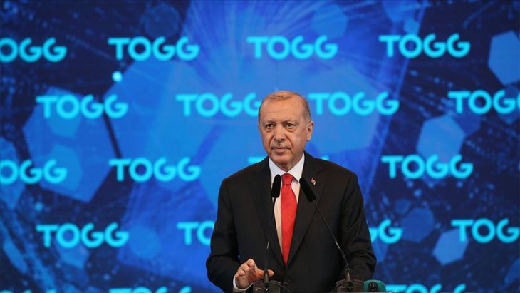 Cumhurbaşkanı Erdoğan: Aracımızı 2022 yılının son çeyreğinde banttan indirmeyi planlıyoruz