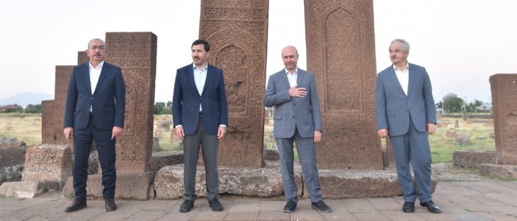 Konyalı başkanlar Bitlis'te! Selçuklu ile Ahlat kardeş belediye oldu