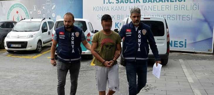 Konya'da tartıştığı erkek arkadaşının savurduğu Tuğçe, asansör boşluğuna düştü | VİDEO