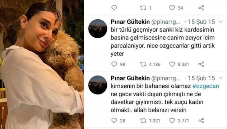 Pınar Gültekin, Özgecan Aslan paylaşımı yapmış: Nice Özgecanlar gitti, artık yeter