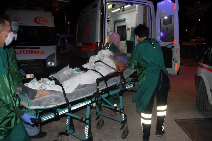 Konya'da boğazı kesilen kişi, kendi kullandığı aracıyla hastaneye gitti
