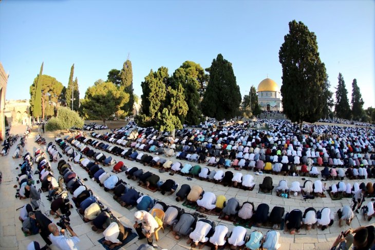 Mescid-i Aksa'da Kurban Bayramı