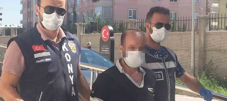Konya’da ağabeyini öldürdüğü iddiasıyla aranan şüpheli, ayçiçeği tarlasında yakalandı