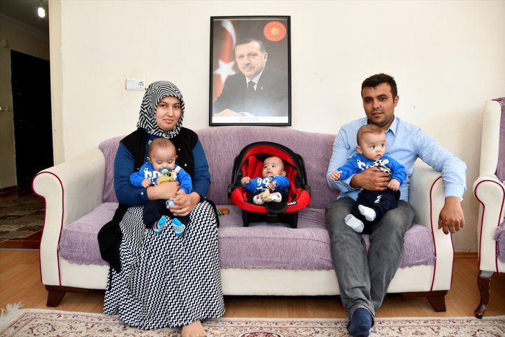 Üçüz bebeklere ''Recep'', ''Tayyip'' ve ''Erdoğan'' isimleri verildi