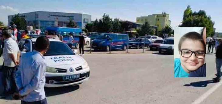 Konya’da mahalle halkı 8 yaşındaki çocuğun öldüğü yolu kapatıp eylem yaptı