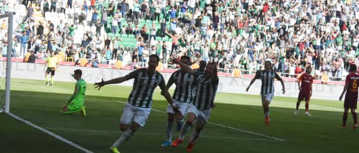 Konyaspor galibiyete uzatmalarda ulaştı