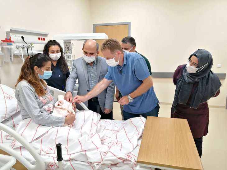 Konya Şehir Hastanesi'ndeki ilk doğum