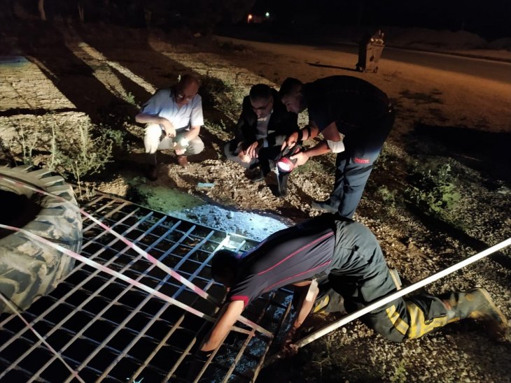 Konya İtfaiyesi'nden 'köpek kurtarma operasyonu'