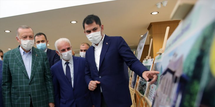 Cumhurbaşkanı Erdoğan Ayder Yaylası'nda incelemelerde bulundu