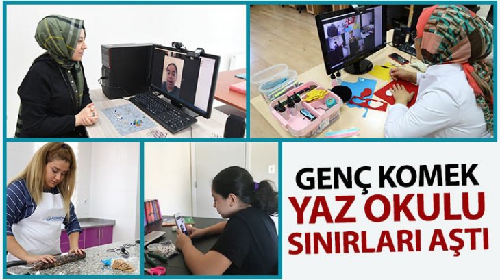 Genç KOMEK Yaz Okulu sınırları aştı