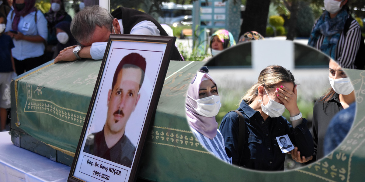 Konya'da akademik camianın acı günü! Feci kazada hayatını kaybeden öğretim üyesi için son görev