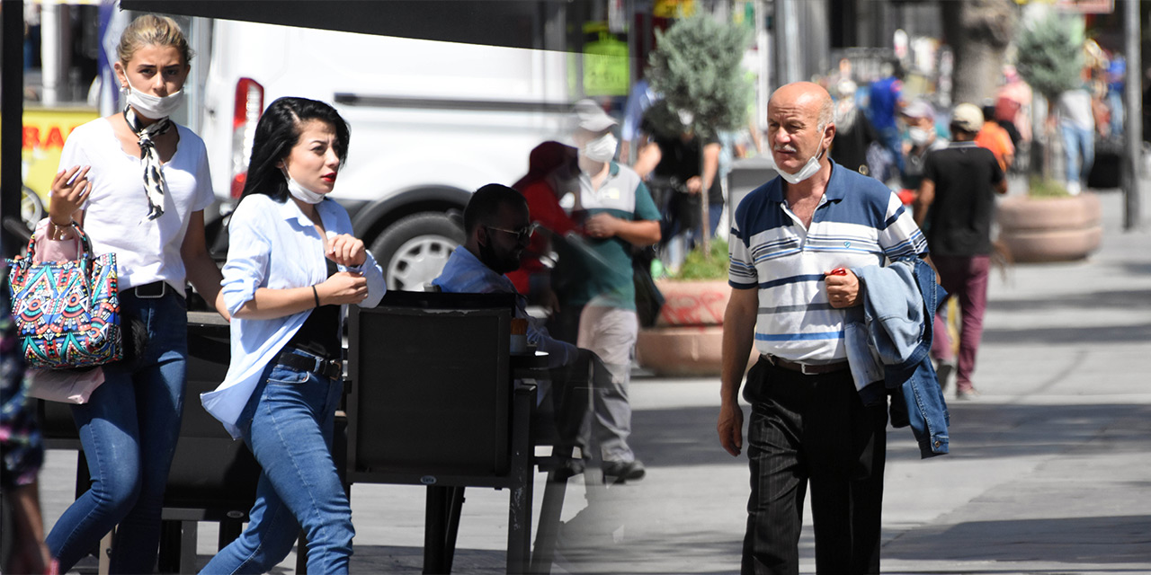 Kovid-19 vaka sayısının arttığı Konya'dan endişe veren kareler